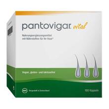 Abbildung: Pantovigar vital Kapseln mit Nährstoffen für Haare 180 St, Kapseln PZN 19643775 