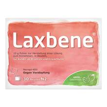 Abbildung: Laxbene 10 g Pulver zur Her.e.Lösung zum Einnehmen 30X10 g, Pulver zur Herstellung einer Lösung zum Einnehmen PZN 19679589 