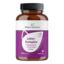 Abbildung: Leber-Komplex Mariendistel + Artischocke+Cholin Kapseln  120 St, Kapseln PZN 19680753 