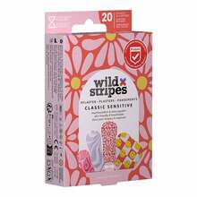 Abbildung: Wild Stripes Pflaster Classic sensitiv Pastel Fun 20 St, Pflaster PZN 19696168 