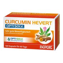 Abbildung: Curcumin Hevert Optisolv Kapseln 120 St, Kapseln PZN 19709824 
