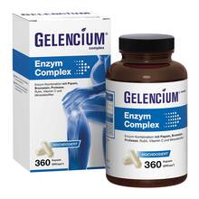 Abbildung: Gelencium Enzym Complex hochdos.mit Bromelain Kapseln  360 St, Kapseln PZN 19745352 