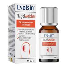 Abbildung: Evolsin Nagelweicher für eingewachse.Zehennägel Lösung  20 ml, Lösung PZN 19752010 