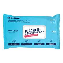 Abbildung: Domotherm Flächen-Desinfektionstücher 100 St, Tücher PZN 19774715 