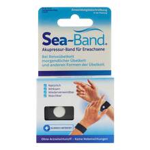 Abbildung: SEA-BAND Akupressurband f.Erwachsene black 2 St PZN 19800720 