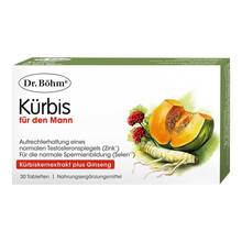 Abbildung: DR.BÖHM Kürbis für den Mann Tabletten 30 St, Tabletten PZN 19825654 