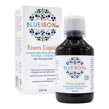 Abbildung: Blueiron Eisen Liquid Flüssigkeit zum Einnehmen 250 ml, Flüssigkeit zum Einnehmen PZN 19834305 