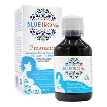 Abbildung: Blueiron Eisen Pregnancy + Folsäure Flüss.zum Einnehmen  250 ml, Flüssigkeit zum Einnehmen PZN 19834311 
