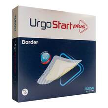Abbildung: URGOSTART Plus Border 10x10 cm Wundverband 10 St, Verband PZN 19840607 