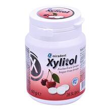 Abbildung: Miradent Xylitol Drops Cherry Dose 60 g, Bonbons PZN 19851485 