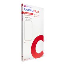 Abbildung: CONVAMAX Superabsorber nicht adhäsiv 23x50 cm 5 St, Verband PZN 19853509 