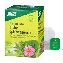 Abbildung: Cistus Spitzwegerich Tee Bio Filterbeutel 15 St, Filterbeutel PZN 19861986 