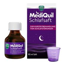 Abbildung: Wick Mediquil Schlafsaft 2,5 mg / ml Lösung zum Einnehmen 90 ml, Lösung zum Einnehmen PZN 19885107 