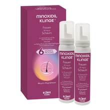 Abbildung: Minoxidil Klinge Frauen 50 mg / g Schaum 190 g, Schaum PZN 19886012 