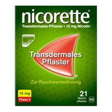 Abbildung: Nicorette TX Pflaster 15 mg 21 St, Pflaster transdermal PZN 19922877 