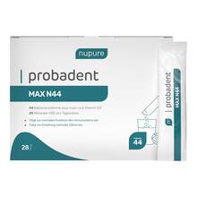Abbildung: Nupure probadent Max N44 und Vitamin D3 Pulver Beutel 28 St, Beutel PZN 19943425 