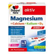 Abbildung: Doppelherz Magneisum + Calcium+Kalium+D3 Direct Pel. 20 St, Pellets PZN 19946168 