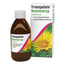 Abbildung: Transpulmin Hustensirup 180 ml, Sirup PZN 19962724 