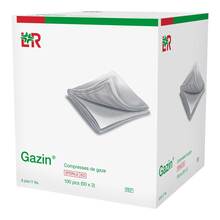 Abbildung: GAZIN Mullkomp.10x20 cm steril 8fach 50X2 St, Kompressen PZN 19999213 