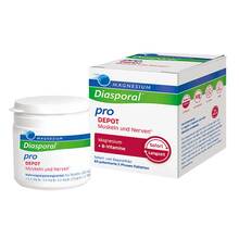 Abbildung: Magnesium Diasporal pro + B-Vit.DEPOT Musk.+Nerv.Tab 60 St, Tabletten PZN 20041716 