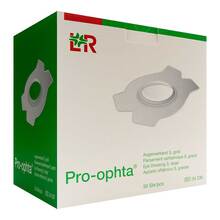 Abbildung: PRO-OPHTA Augenverband S groß 50 St, Verband PZN 20044548 