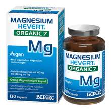 Abbildung: Magnesium Hevert Organic 7 Kapseln 120 St, Kapseln PZN 20049008 
