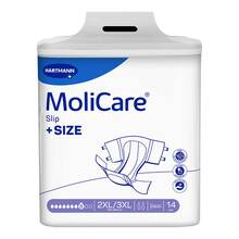 Abbildung: Molicare Slip + Size 8 Tropfen Größe Xxl /  Xxxl 4X14 St PZN 20056675 