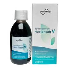 Abbildung: Blumenberg Spitzwegerich Hustensaft V Erkältung 250 ml, Sirup PZN 20058668 