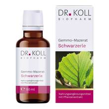 Abbildung: Gemmo-Mazerat Schwarzerle Dr.Koll Alnus gluti.Tro. 50 ml, Tropfen PZN 20059863 
