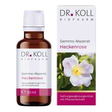 Abbildung: Gemmo-Mazerat Heckenrose Dr.Koll Rosa canina Tro. 50 ml, Tropfen PZN 20059969 