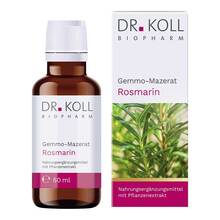 Abbildung: Gemmo-Mazerat Rosmarin Dr.Koll Rosmarinus officinale Tro. 50 ml, Tropfen PZN 20059975 