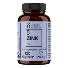 Abbildung: Cellcura Naturals Zink 25 mg hochdos.vegan Kapseln 120 St, Kapseln PZN 20062902 