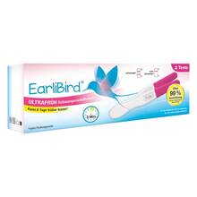 Abbildung: Earlibird Ultrafrüh Schwangerschaftstest Urin Do.P 2 St, Teststreifen PZN 20087291 