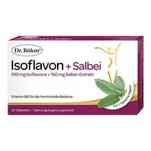Abbildung: DR.BÖHM Isoflavon + Salbei Tabletten 30 St, Tabletten PZN 20102079 