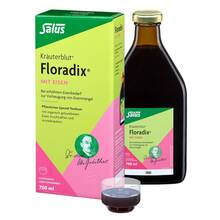 Abbildung: Floradix mit Eisen Flüssigkeit zum Einnehmen 700 ml, Flüssigkeit zum Einnehmen PZN 20121154 