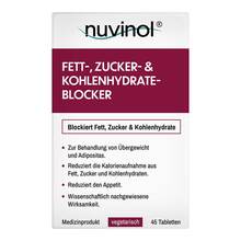 Abbildung: Nuvinol Fett- & Zucker- & Kohlenhydrateblock.Tabletten  45 St, Tabletten PZN 20161277 