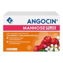 Abbildung: Angocin Mannose Plus Pulver zum Einnehmen 28X3 g, Pulver zum Einnehmen PZN 20168084 