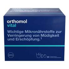 Abbildung: Orthomol Vital Granulat / Tablette/Kapseln Grapefru. 30 St, Kombipackung PZN 20182718 