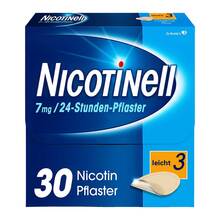 Abbildung: Nicotinell 7 mg / 24-Stunden-Pflaster 17,5mg 30 St, Pflaster transdermal PZN 20277809 