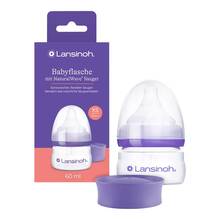 Abbildung: Lansinoh Babyflasche & Naturalwave Sauger XS 60 ml 1 St, Flaschen PZN 20310441 