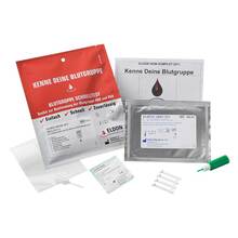 Abbildung: Blutgruppe Schnelltest-AB0 + Rhd 1 St, Test PZN 20346605 