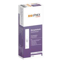 Abbildung: Streptatest Streptokokken A Schnelltest Rachen 2 St, Test PZN 20349897 