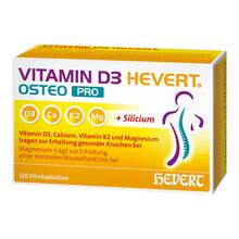 Abbildung: Vitamin D3 Hevert Osteo Pro Filmtabletten 120 St, Filmtabletten PZN 20372471 