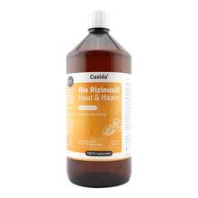 Abbildung: Rizinusöl kaltgepresst Bio 1000 ml, Öl PZN 20378628 