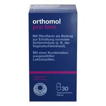 Abbildung: Orthomol pro fem Kapseln 30 St, Kapseln PZN 20379496 