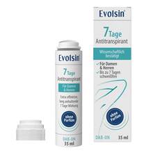 Abbildung: Evolsin 7 Tage Antitranspirant Dab-on ohne Parfüm 35 ml, Körperpflege PZN 20386332 