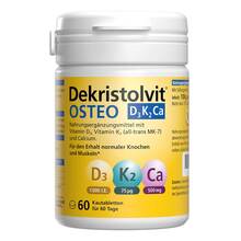 Abbildung: Dekristolvit Osteo D3K2 Ca Kautabletten 60 St, Kautabletten PZN 20391965 