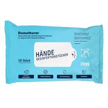 Abbildung: Domotherm Hand-Desinfektionstu25cher 50 St, Tücher PZN 20842190 