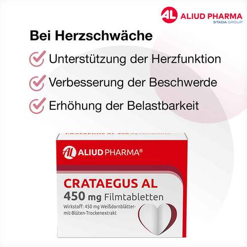 Crataegus AL 450 mg Filmtabletten - 2