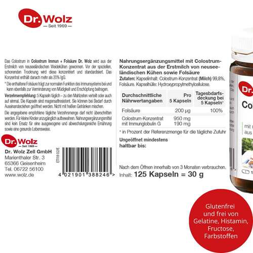 Colostrum Immun Dr.Wolz Kapseln - 6